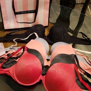 5 piece lot Victoria Secret Bra set 38DD